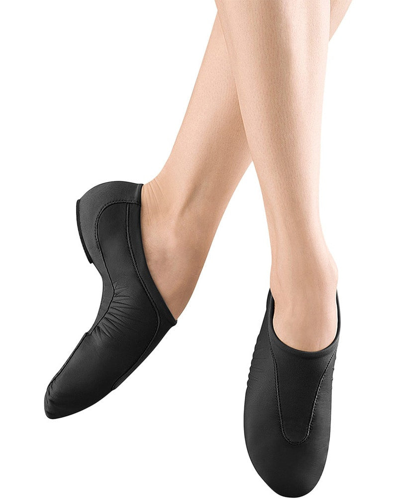 Bloch Pulse Reflecting Curve Slip On Leather Jazz Shoes - S0470L Womens - Dance Shoes - Jazz Shoes - Dancewear Centre Canada