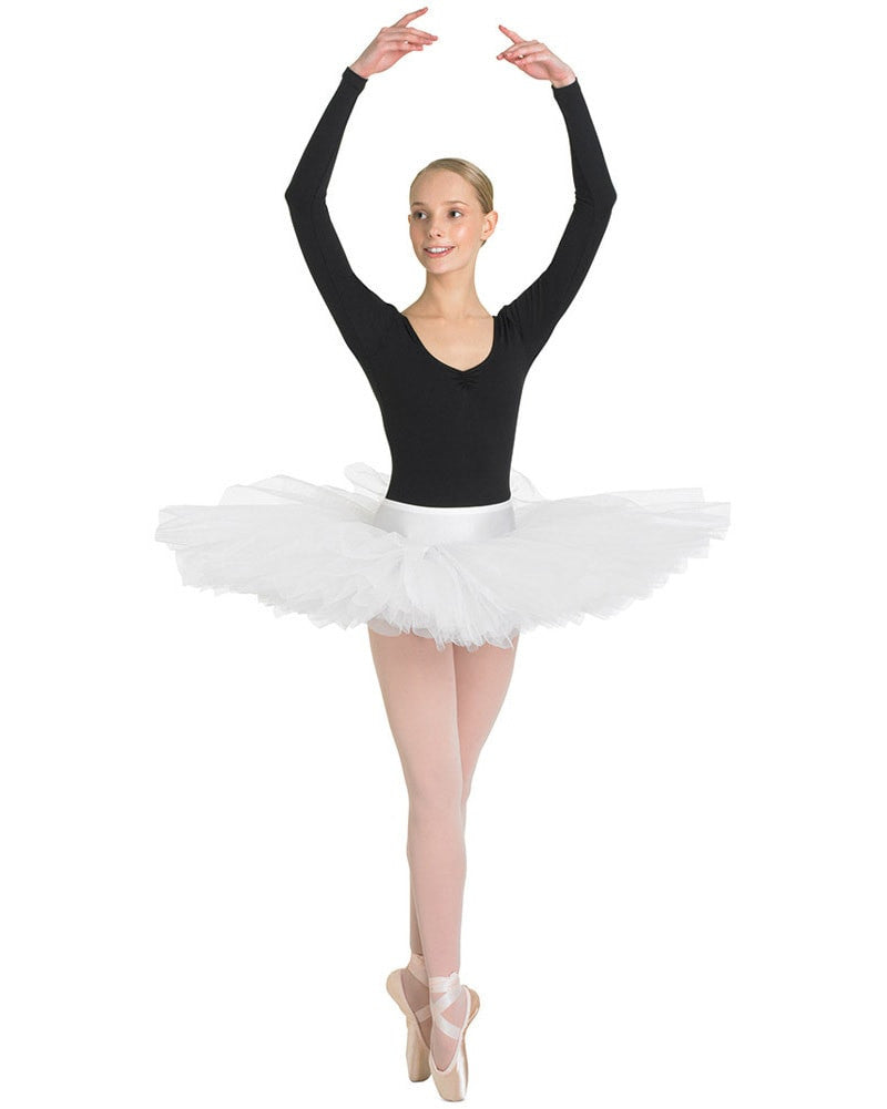 Bloch Belle Rehearsal Stiff Tulle Platter Ballet Tutu - R2921 Womens Dancewear - Tutus Bloch White Petite/Small Dancewear Centre Canada
