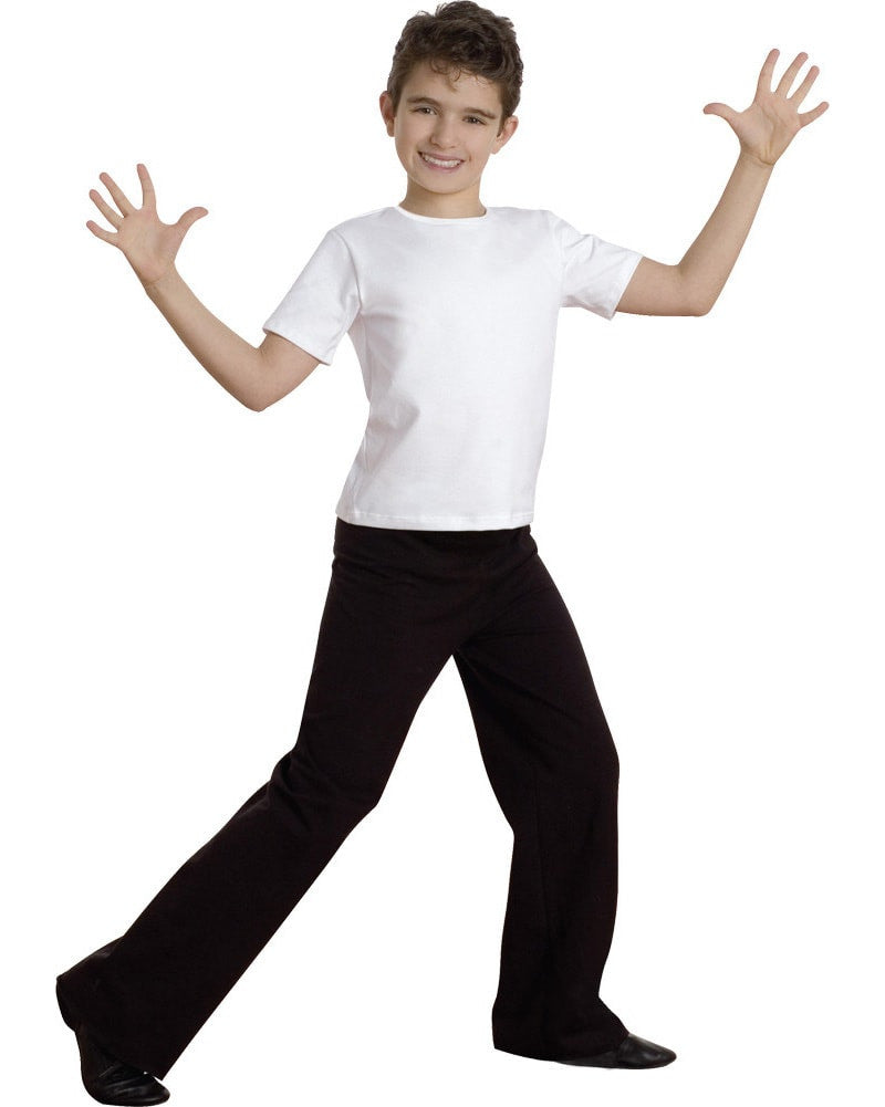 Body Wrappers Fitted Stretch Cotton T-Shirt - B190 Boys Dancewear - Men's & Boys Body Wrappers Dancewear Centre Canada