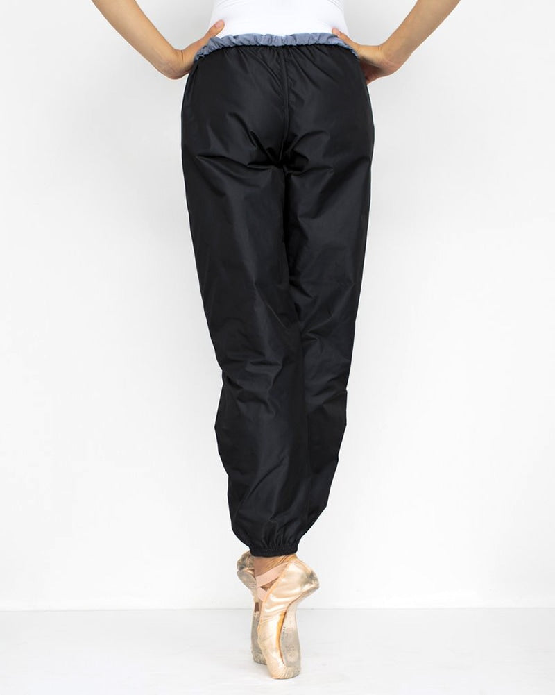 Bullet Pointe Ripstop Reversible Warmup Dance Pants - Womens - Black/Grey - Dancewear - Bottoms - Dancewear Centre Canada