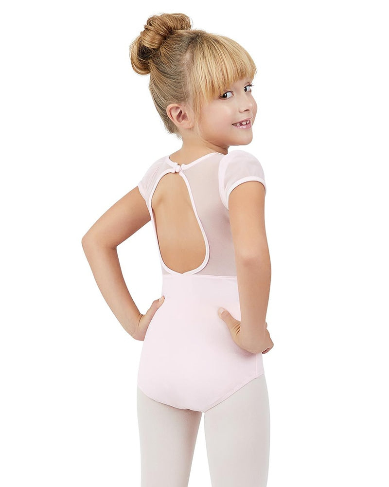 Capezio Mesh Puff Sleeve Leotard - 11311C Girls - Dancewear - Bodysuits & Leotards - Dancewear Centre Canada