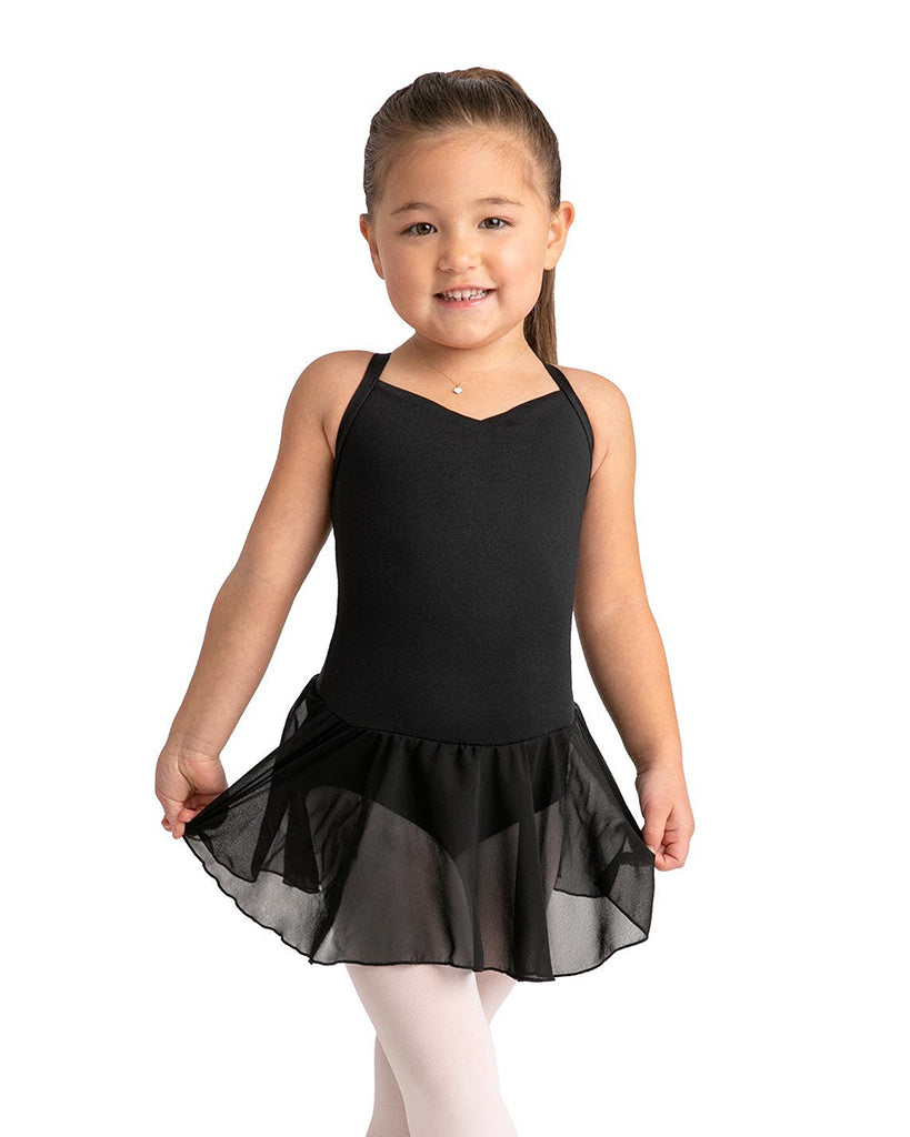 Capezio Sweetheart Cross Mesh Back Camisole Ballet Dress - 11727C Girls - Dancewear - Dresses - Dancewear Centre Canada