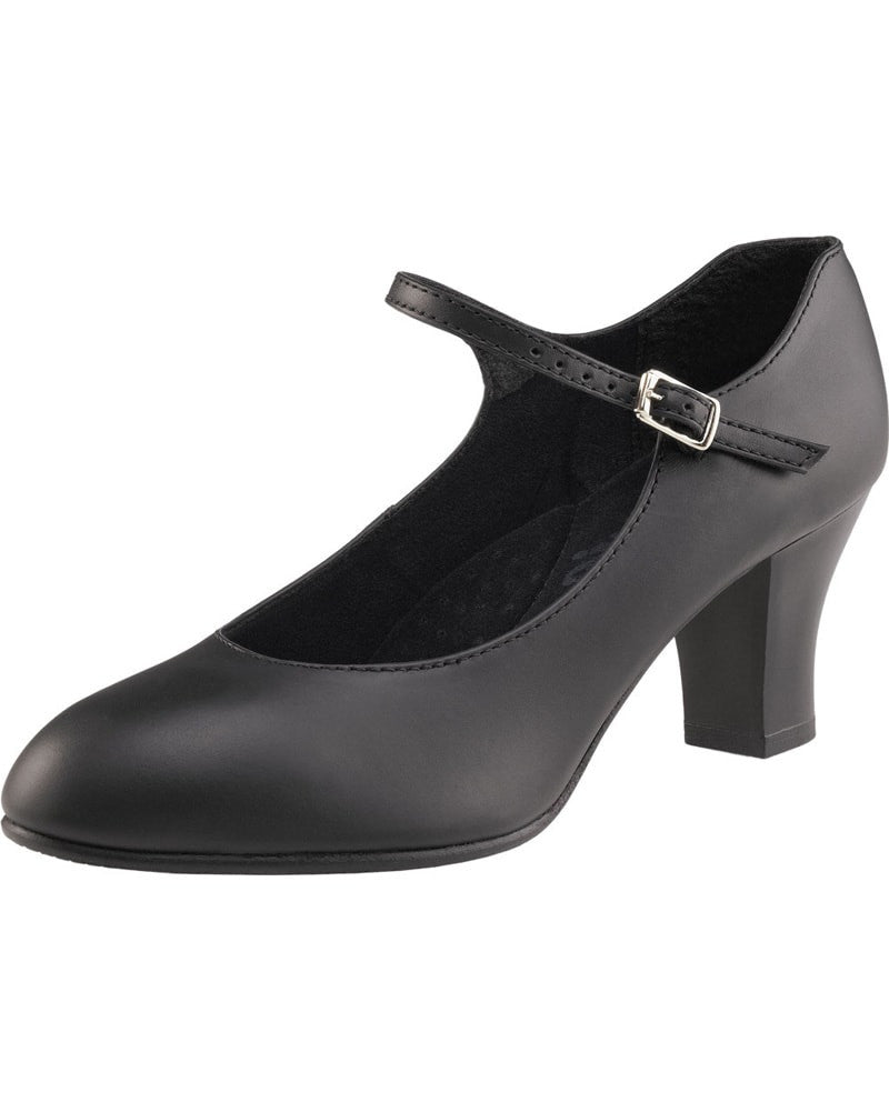 Capezio Student Footlight Leather 2" Character Shoes - 650 Womens - Dance Shoes - Character & Musical Theatre Shoes - Dancewear Centre Canada