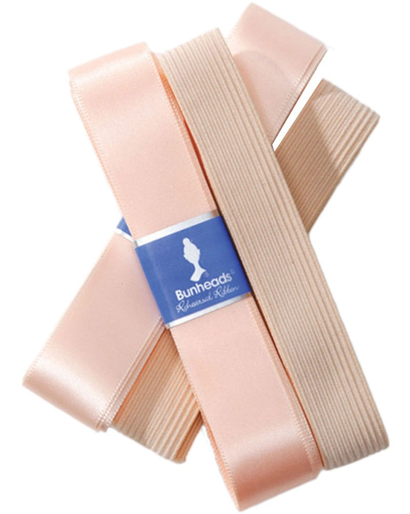 Capezio Bunheads Rehearsal Pointe Shoe Ribbon & Elastic Pack - BH315LPP - Light Pink Accessories - Pointe Shoe Capezio Dancewear Centre Canada