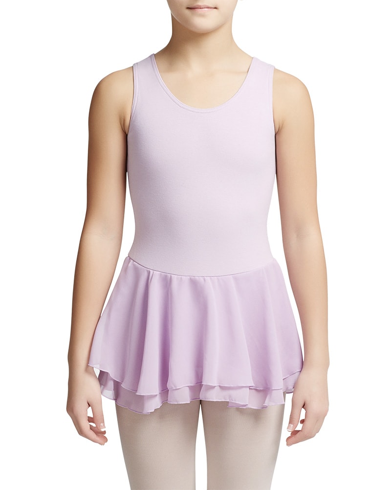 Capezio Double Layer Skirt Cotton Tank Ballet Dress - CC877C Girls - Dancewear - Dresses - Dancewear Centre Canada