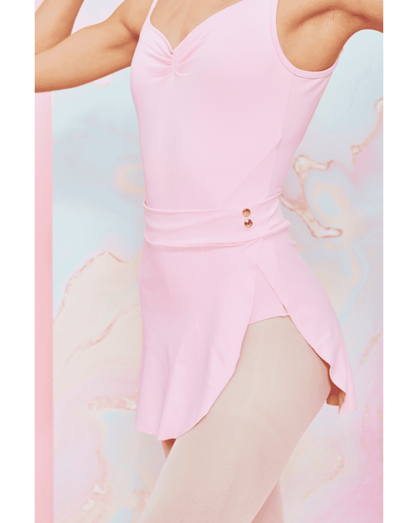 Claudia Dean World Odile Signature Collection Rose Gold Clip Seamed Wrap Skirt - Womens - Dancewear - Skirts - Dancewear Centre Canada