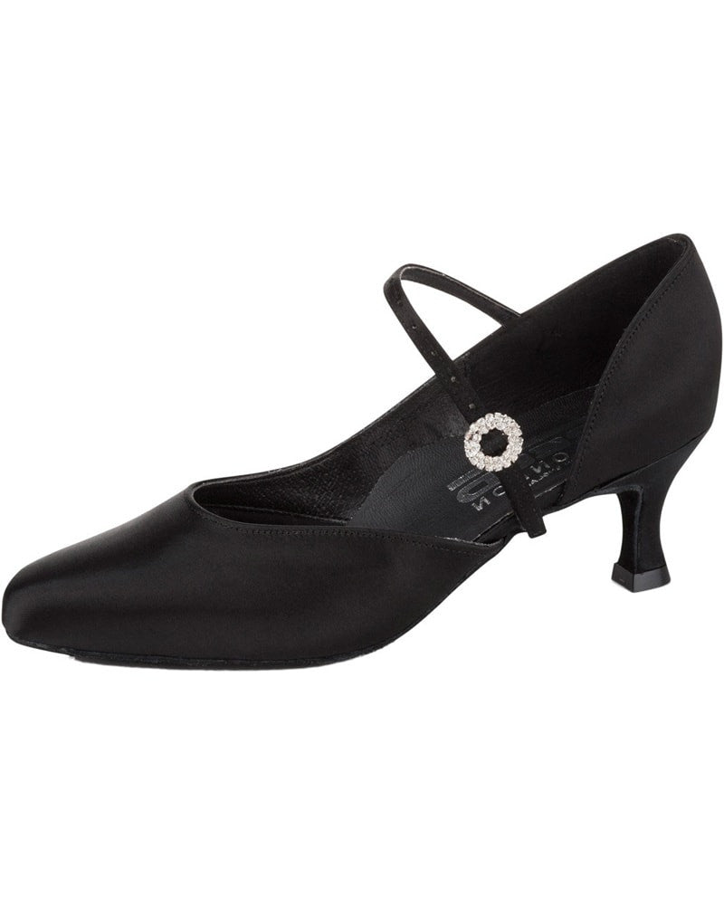 Freed Of London Elegance Satin Pump Court 2" Latin Ballroom Shoes - Womens Dance Shoes - Ballroom & Salsa Shoes Freed Of London Dancewear Centre Canada