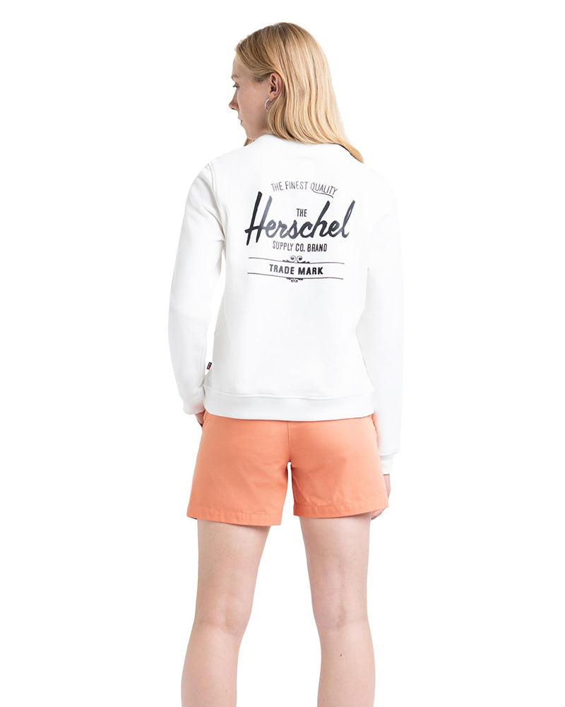 Herschel Supply Co Classic Logo Crewneck Sweatshirt - Womens - Black/White - Dancewear - Tops - Dancewear Centre Canada