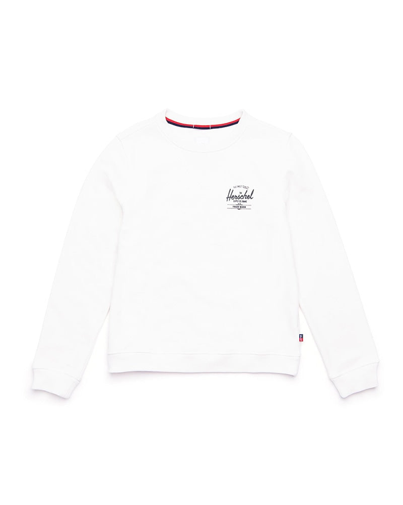 Herschel Supply Co Classic Logo Crewneck Sweatshirt - Womens - Black/White - Dancewear - Tops - Dancewear Centre Canada