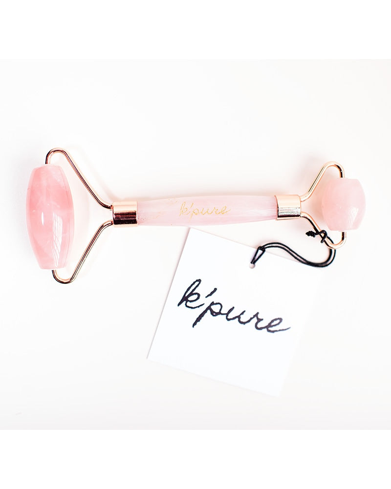 K'pure Naturals Rose Quartz Facial Roller - Accessories - Body Care - Dancewear Centre Canada