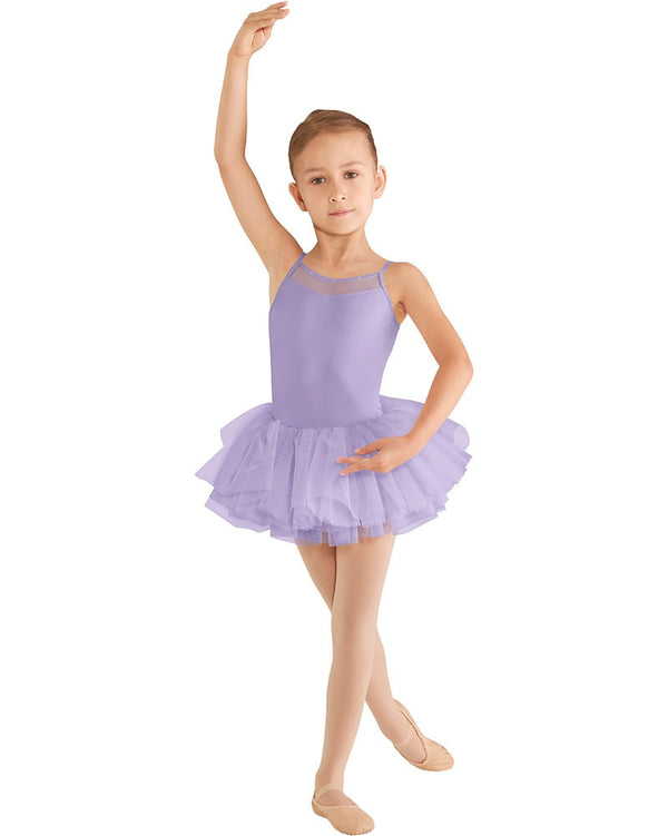 Mirella Mesh Back Yoke Camisole Tutu Ballet Dress M409C Girls