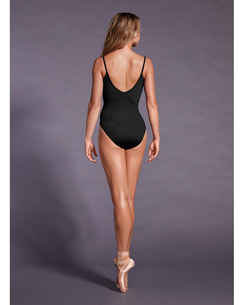 Mirella Black Label Panel Scoop Neck Low Back Camisole Leotard - MB7224 Womens - Dancewear - Bodysuits & Leotards - Dancewear Centre Canada