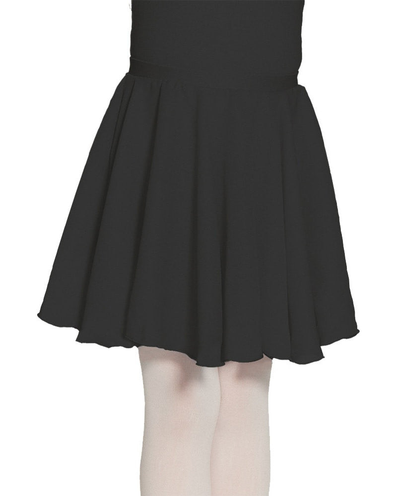 Mondor RAD Chiffon Pull-On Ballet Skirt - 16207C Girls Dancewear - Skirts Mondor Black 2/4  Dancewear Centre Canada