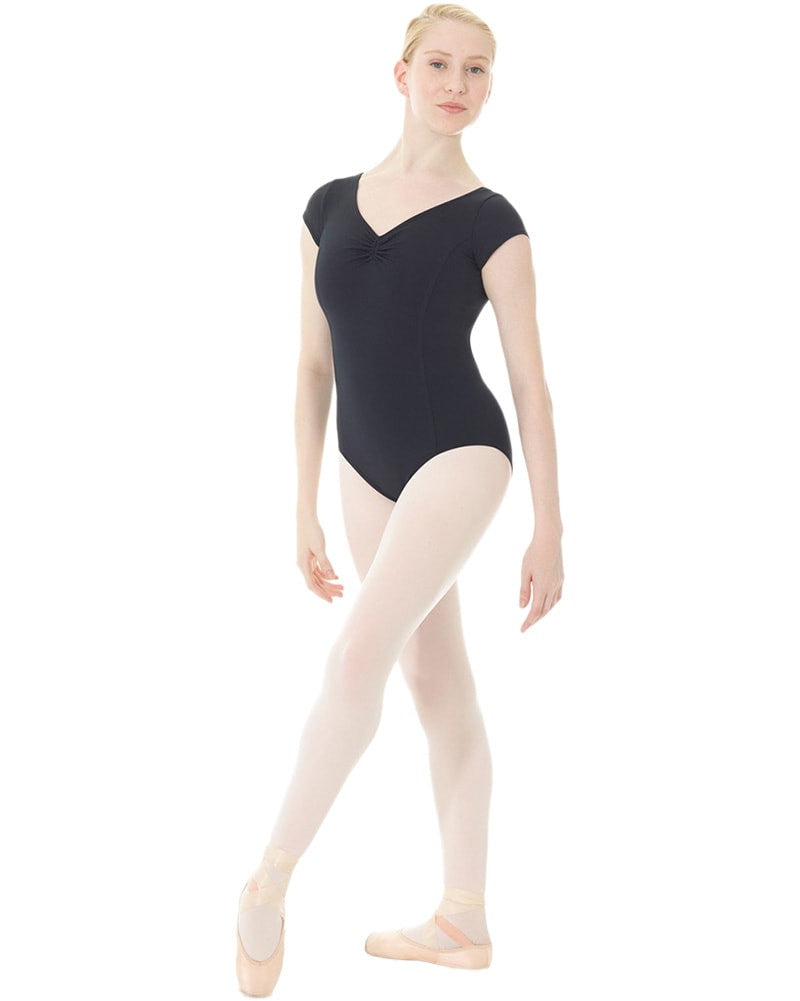 Mondor Dance Matrix Pinched Front Short Sleeve Leotard - 3506 Womens - Dancewear - Bodysuits & Leotards - Dancewear Centre Canada