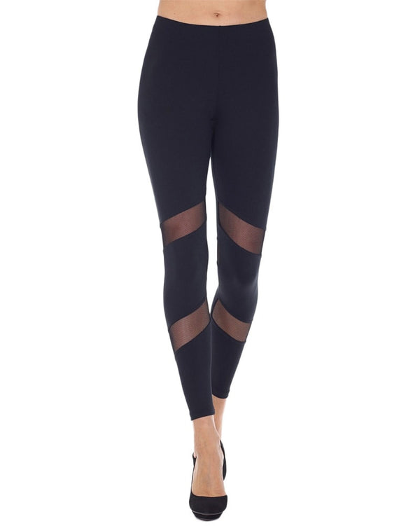 Dance leggings with best sale mesh