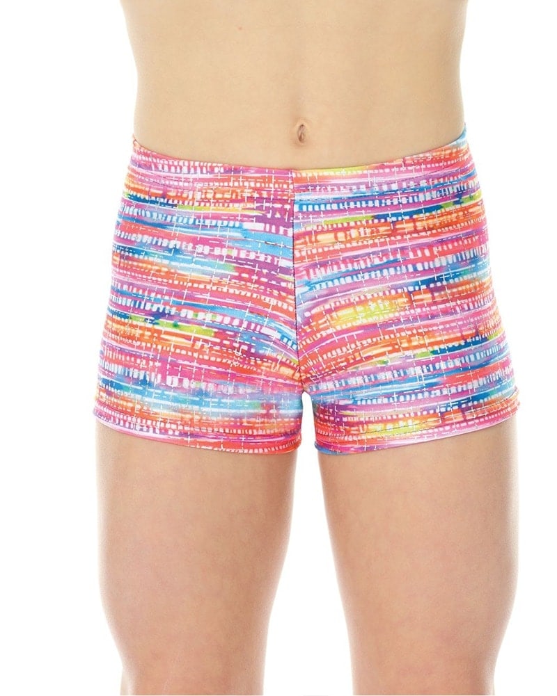 Mondor Pattern Print Gymnastic Shorts - 27825CP Girls - Dancewear - Bottoms - Dancewear Centre Canada