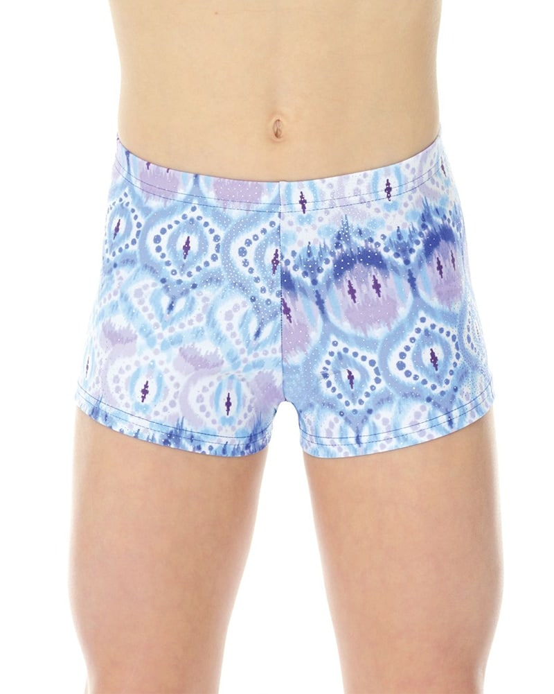 Mondor Pattern Print Gymnastic Shorts - 7825CP Girls - Dancewear - Bottoms - Dancewear Centre Canada