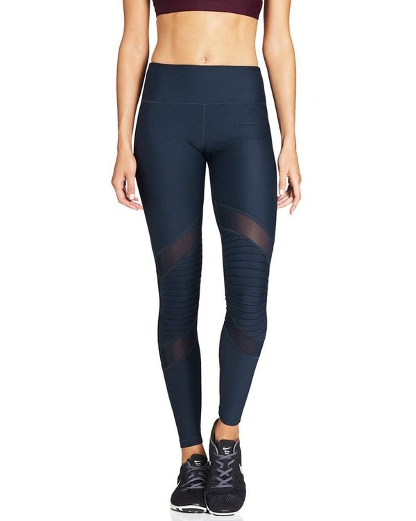 Navy mesh leggings sale