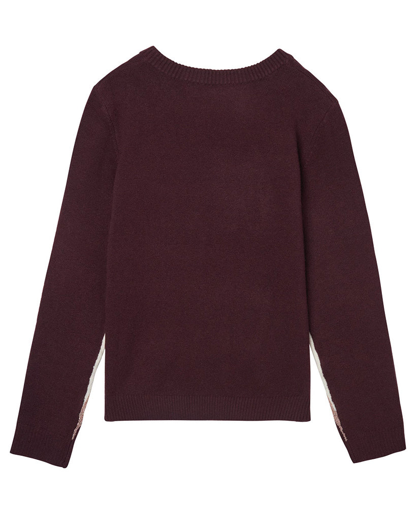 Spiritual Gangster Brooklyn Sweater - Girls - Blackberry - Activewear - Tops - Dancewear Centre Canada
