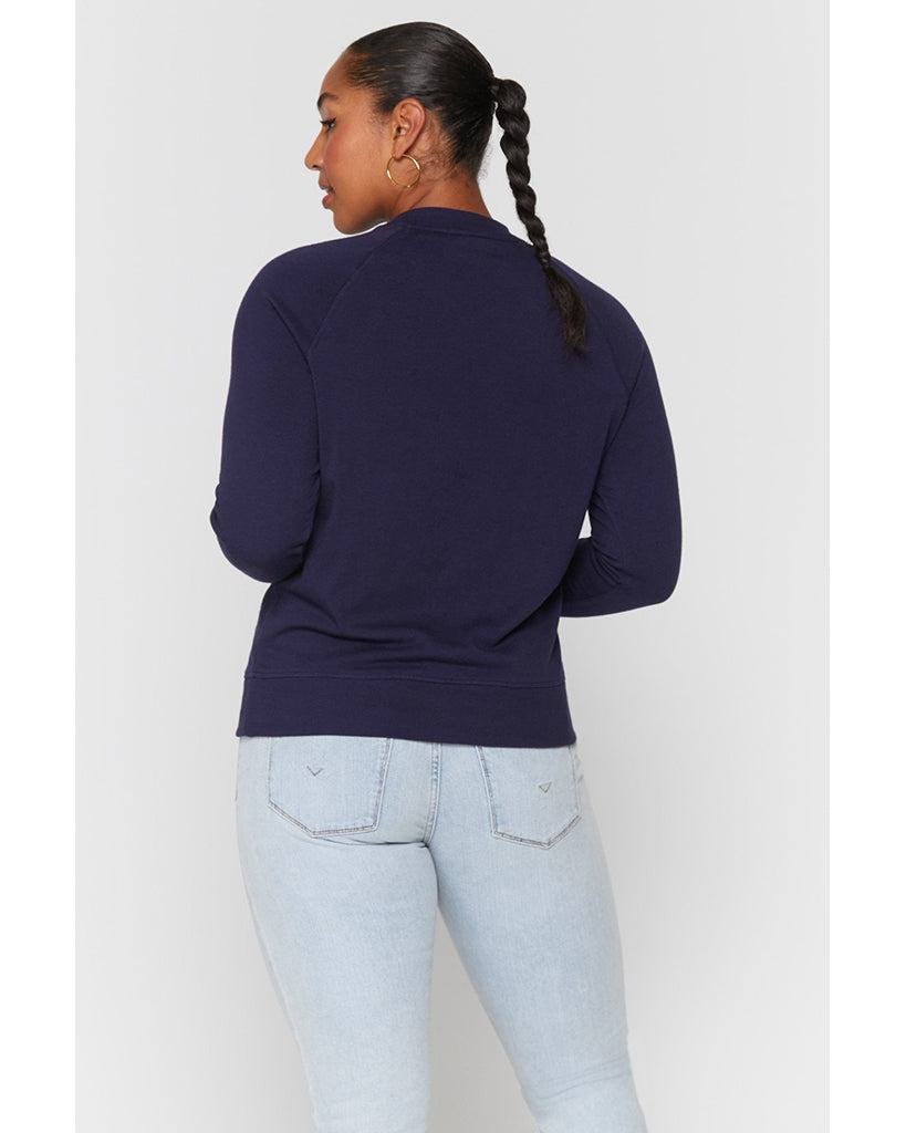 Spiritual Gangster Lets Love Old School Vintage Terry Sweatshirt - Womens - Night - Activewear - Tops - Dancewear Centre Canada