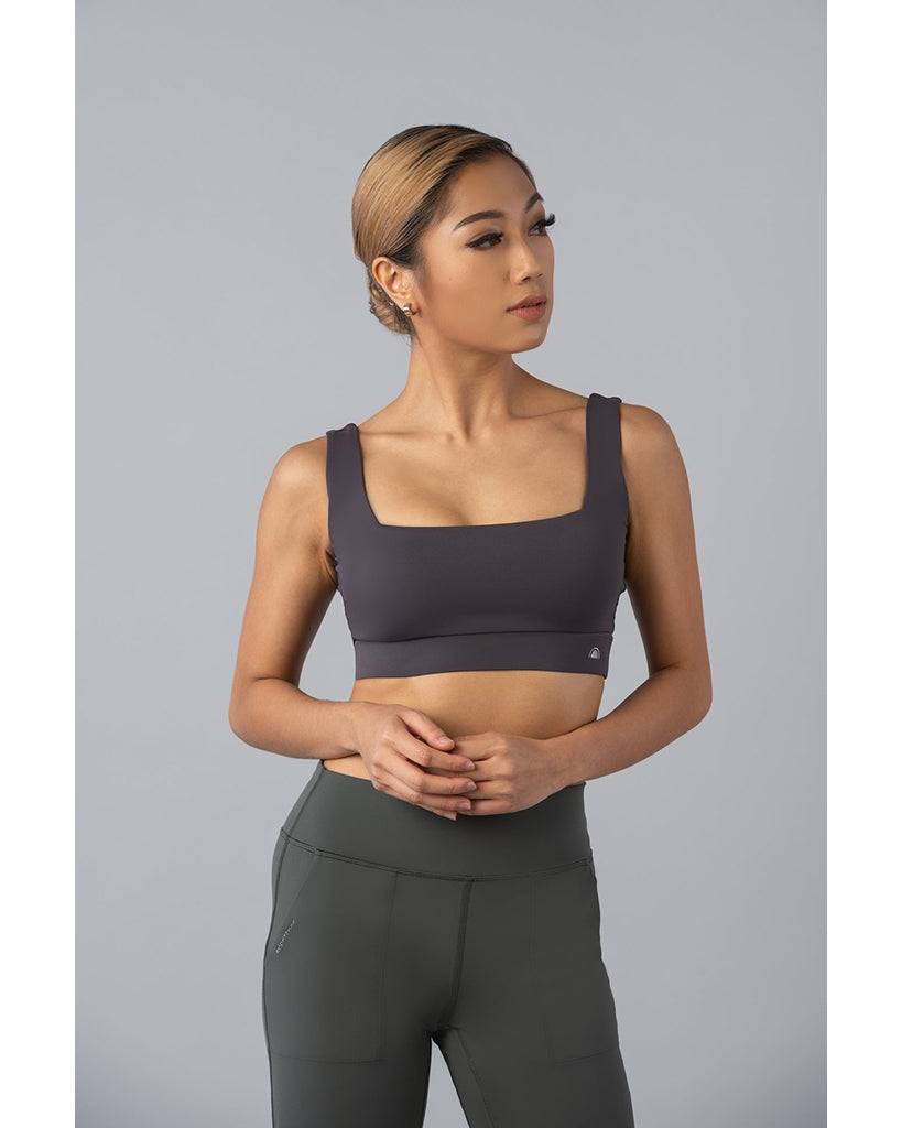 Supertone Avant Square Neck Thick Strap Bra Top - Womens