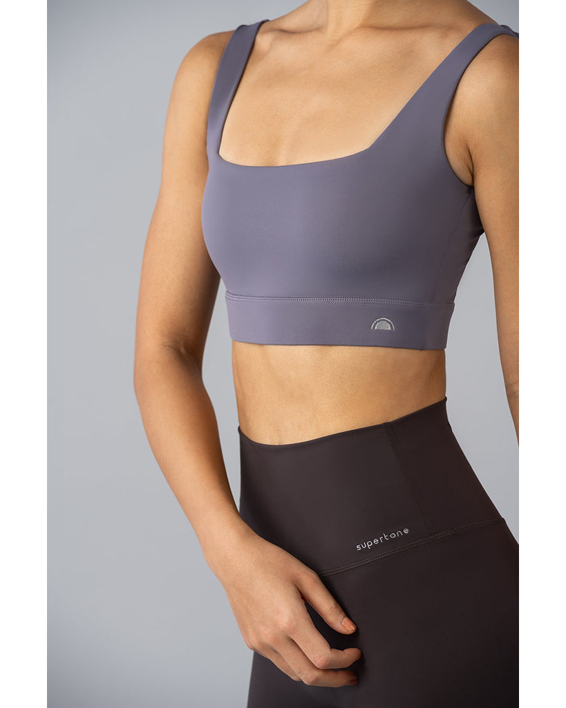 Supertone Avant Square Neck Thick Strap Bra Top - Womens