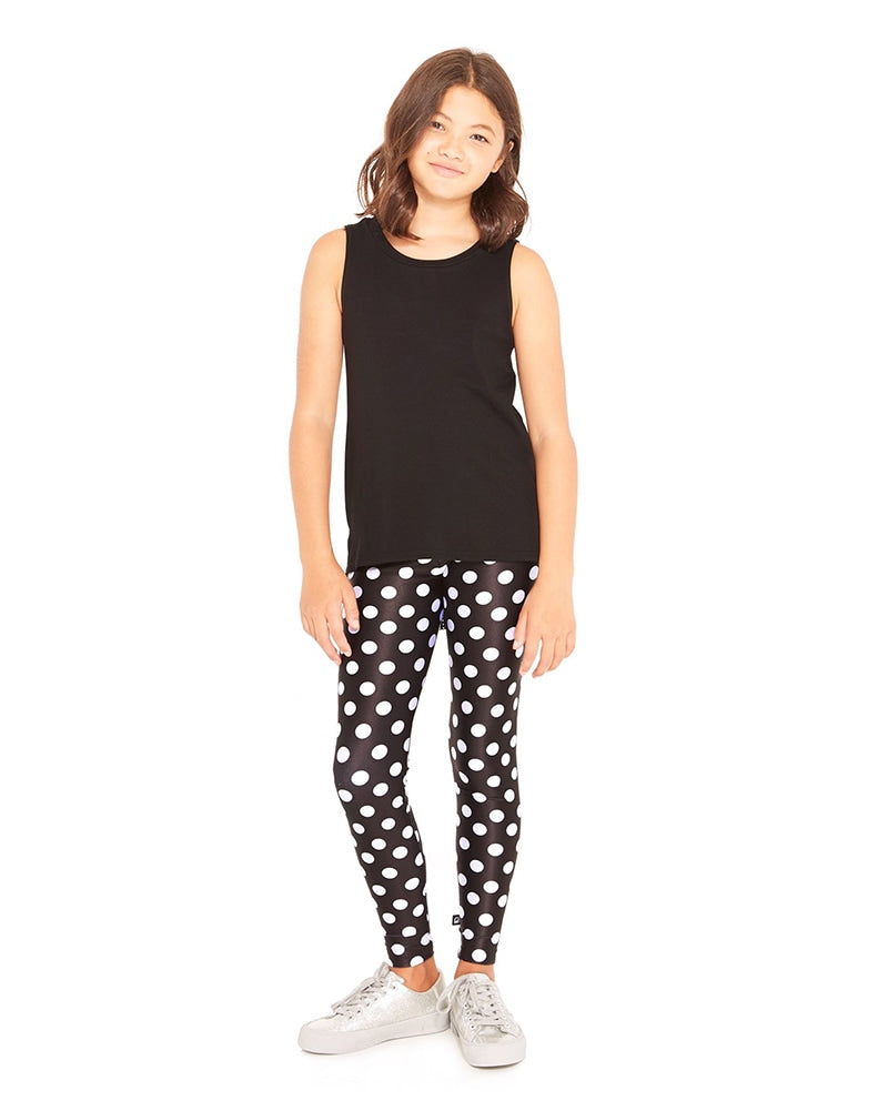 Terez Legging - 4-01 Girls - Let's Polka Print - Activewear - Bottoms - Dancewear Centre Canada