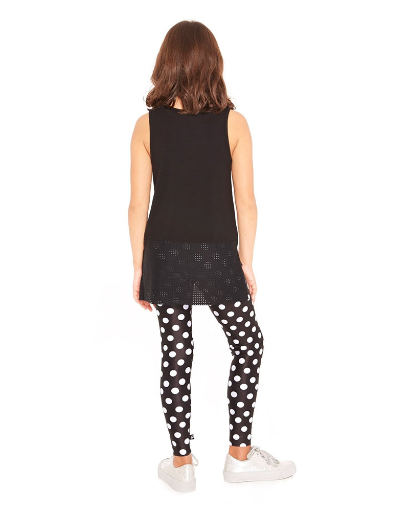 Terez Legging - 4-01 Girls - Let's Polka Print - Activewear - Bottoms - Dancewear Centre Canada