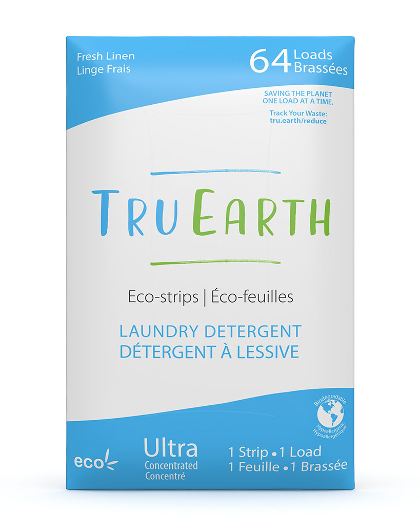 Tru Earth Laundry Strip Detergent 64 Loads - Fresh Linen - Accessories - Shoe Care - Dancewear Centre Canada