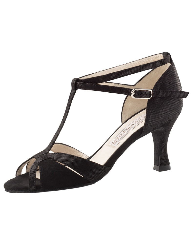Werner Kern Ida T-Strap Suede Leather 6.5 cm Latin Ballroom Shoes - Womens - Dance Shoes - Ballroom &amp; Salsa Shoes - Dancewear Centre Canada