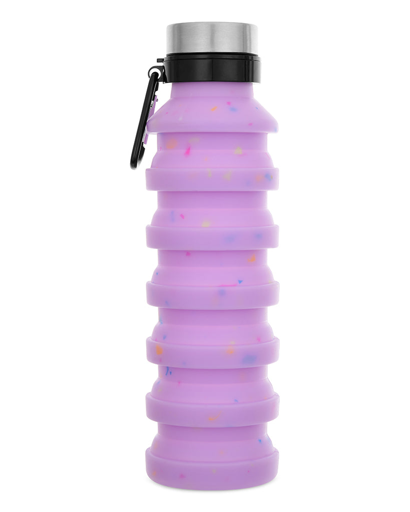 iscream Collapsible BPA Free Silicone Water Bottle - 870182 - Confetti - Accessories - Water Bottles - Dancewear Centre Canada