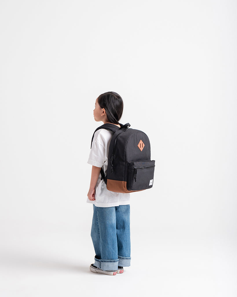 Herschel Supply Co Heritage™ Youth Backpack - Black / Saddle Brown