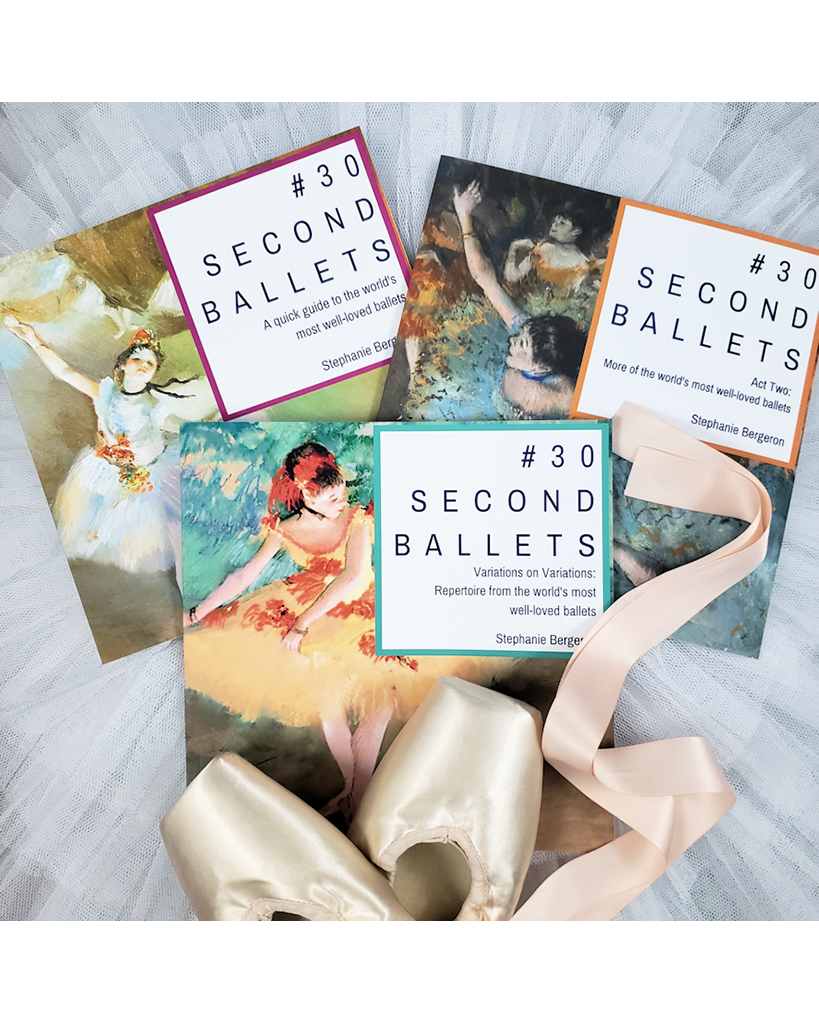 #30SecondBallets Paperback Book by Stephanie Bergeron - Act One