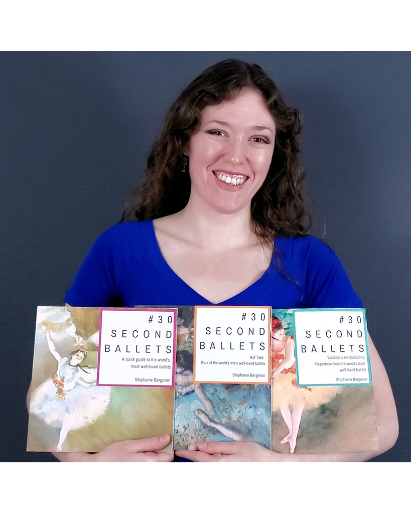 #30SecondBallets Paperback Book by Stephanie Bergeron - Variations on Variations