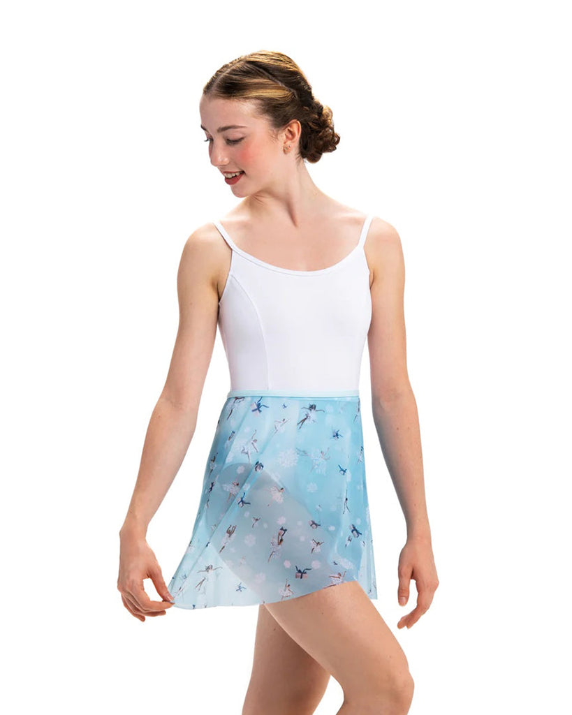 Ainsliewear Limited Edition Chiffon Ballet Wrap Skirt - 501NU Womens - Nutcracker Print