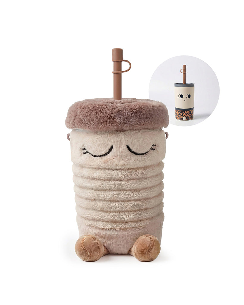 Asobu 12oz/360ml Fuzzie Plush Brewster the Bold with Tumbler
