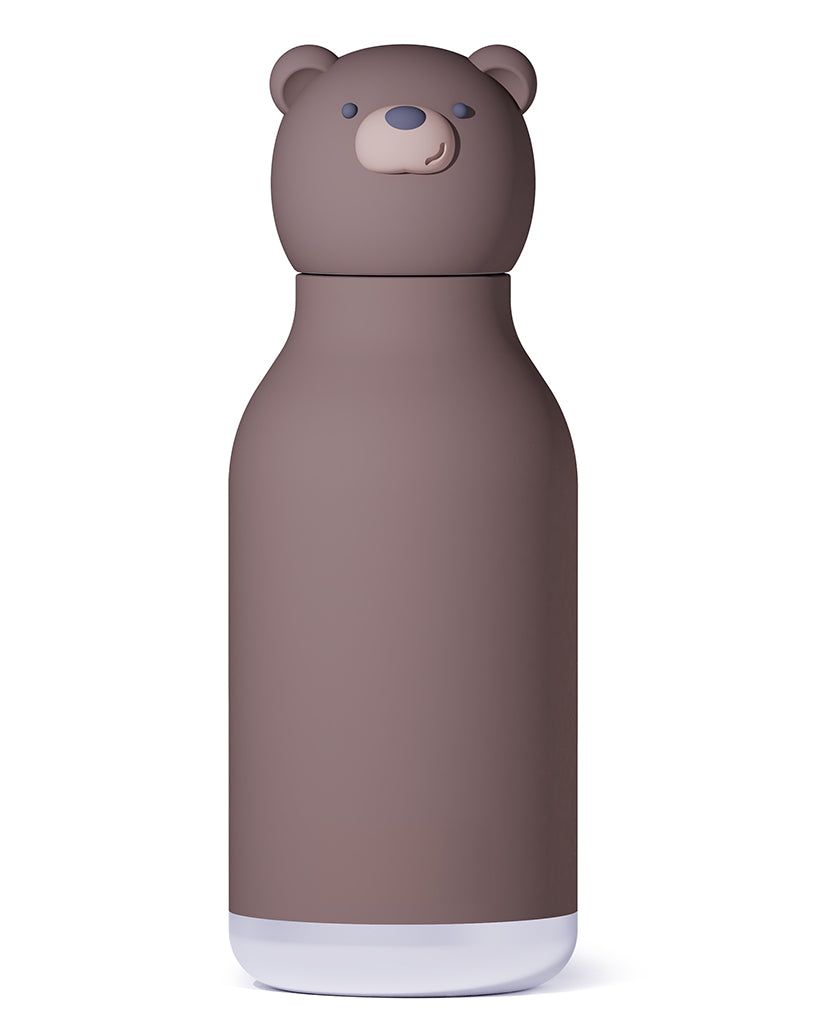 Asobu 16oz Bestie Insulated Stainless Steel Water Bottle - Brown Bear