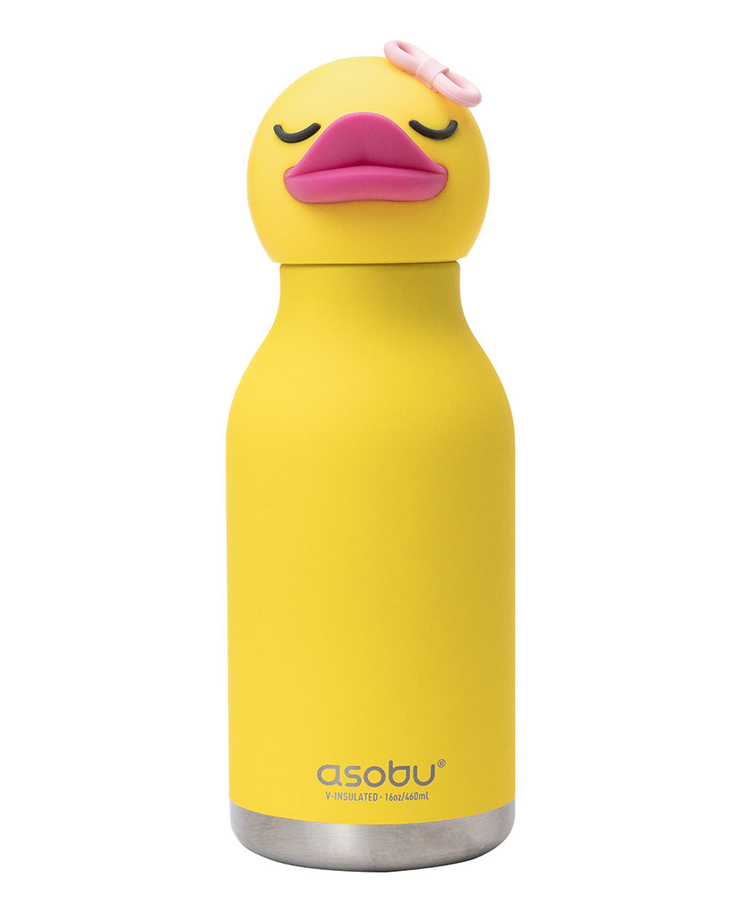 Asobu 16oz Bestie Insulated Stainless Steel Water Bottle - Bryn the Duck
