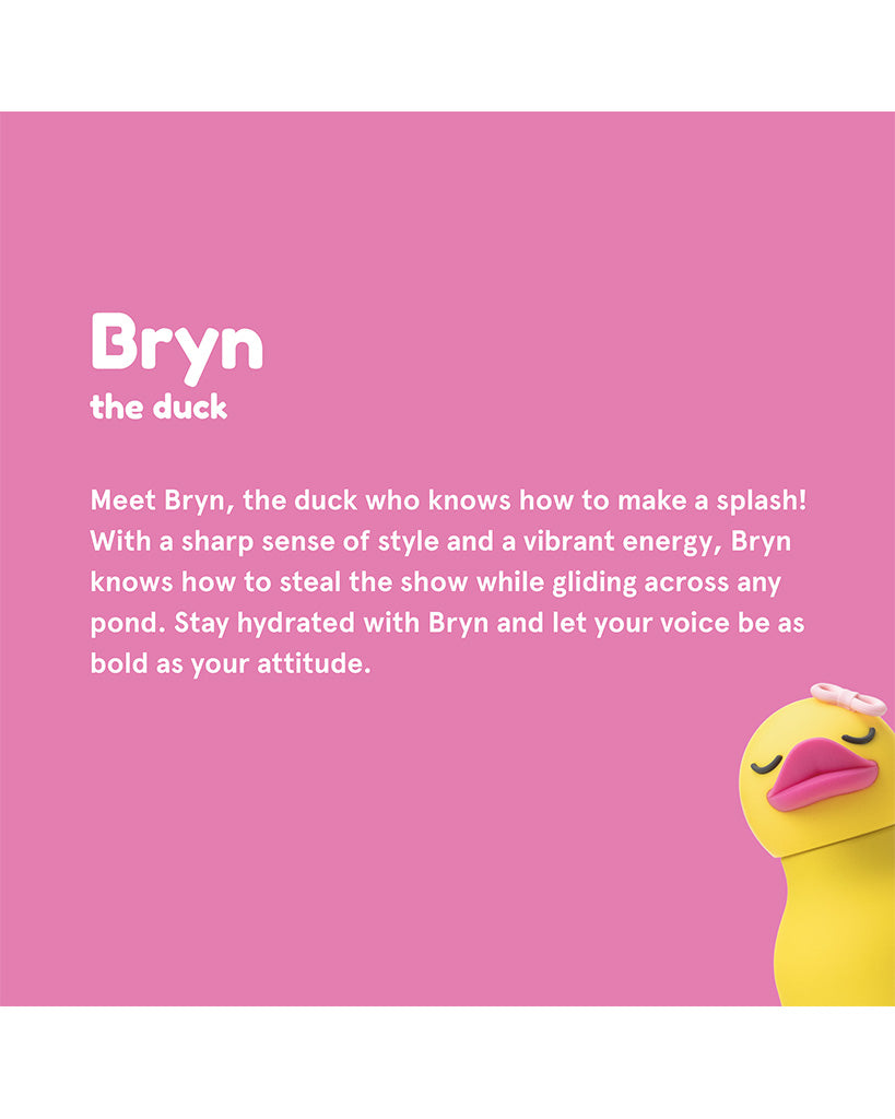 Asobu 16oz Bestie Insulated Stainless Steel Water Bottle - Bryn the Duck