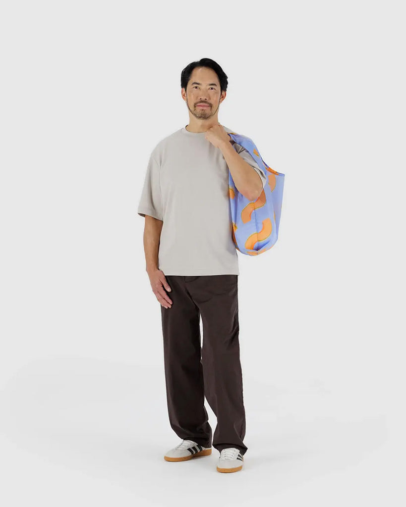 Baggu Reusable Bag - Cantaloupe Blue