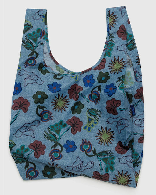 Baggu Reusable Bag - Digital Denim Birds