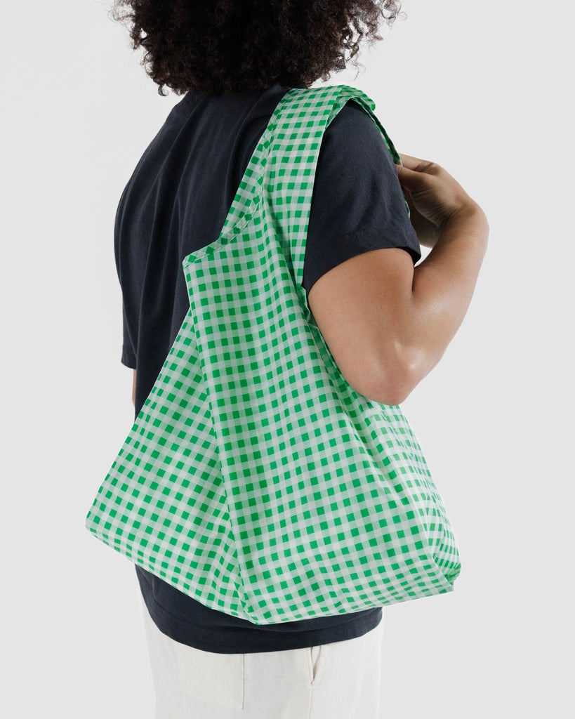 Baggu Reusable Bag - Green Gingham