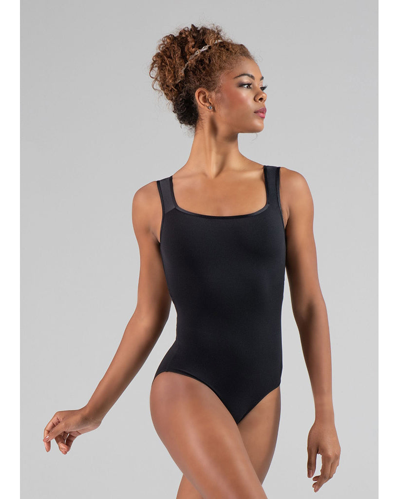 Ballet Rosa Vitalite Jace Scoop Neck Open Back Compression Tank Leotard - Womens