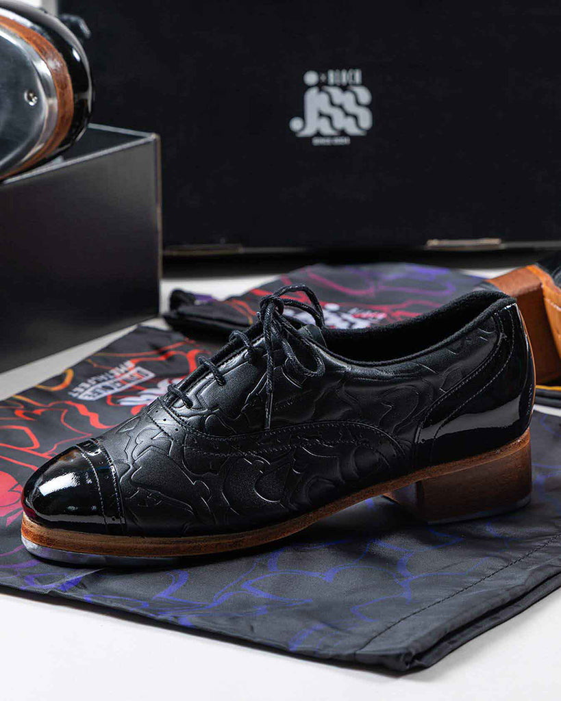 Bloch Jason Samuel Smith X Distinct Life Special Edition Leather Oxford Build Up Tap Shoes - S0313MDL Mens