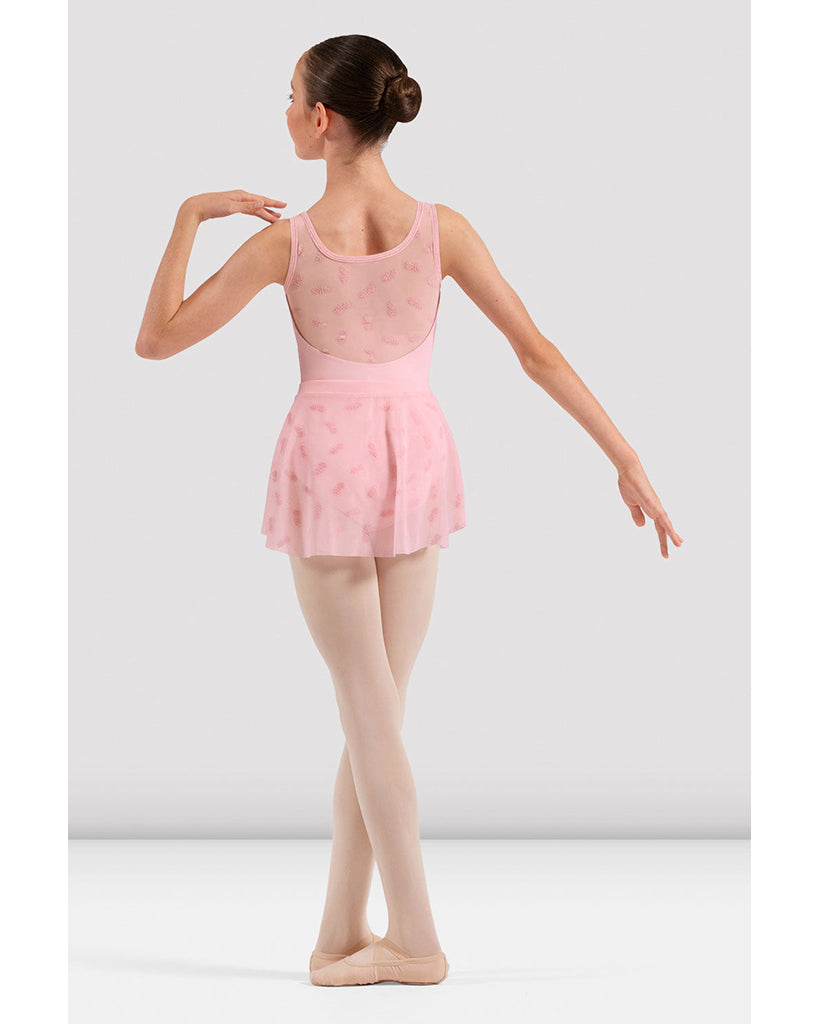 Bloch Mila Flocked Floral Pull-On Ballet Skirt - CR10009 Girls