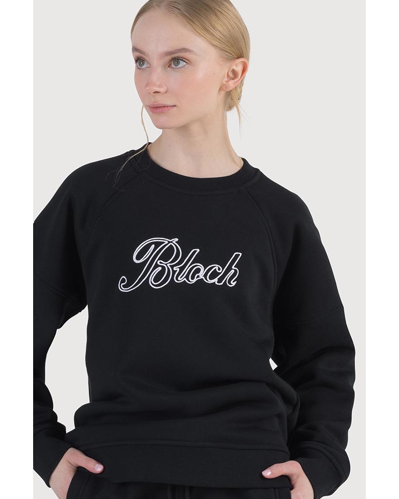 Bloch Off Duty Terry Crew Sweatshirt - JLW5012 Womens