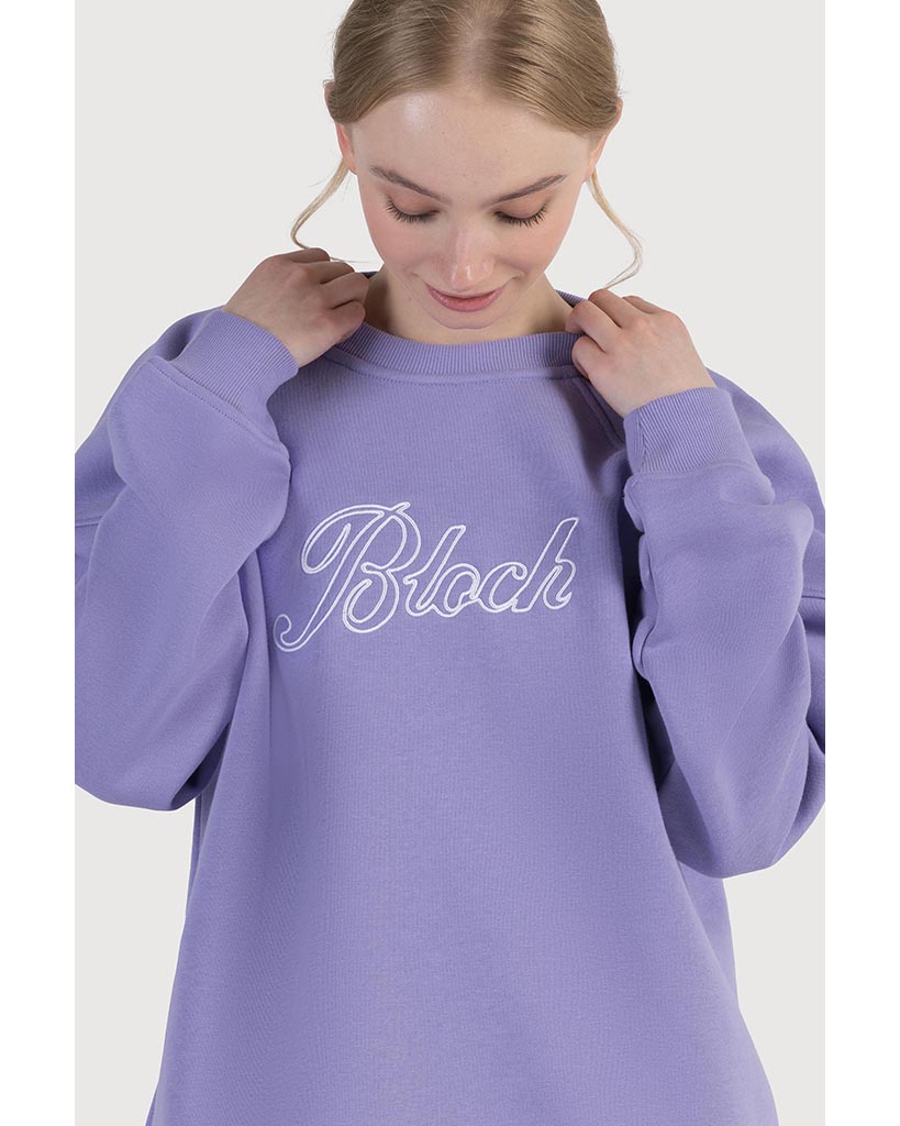 Bloch Off Duty Terry Crew Sweatshirt - JLW5012 Womens