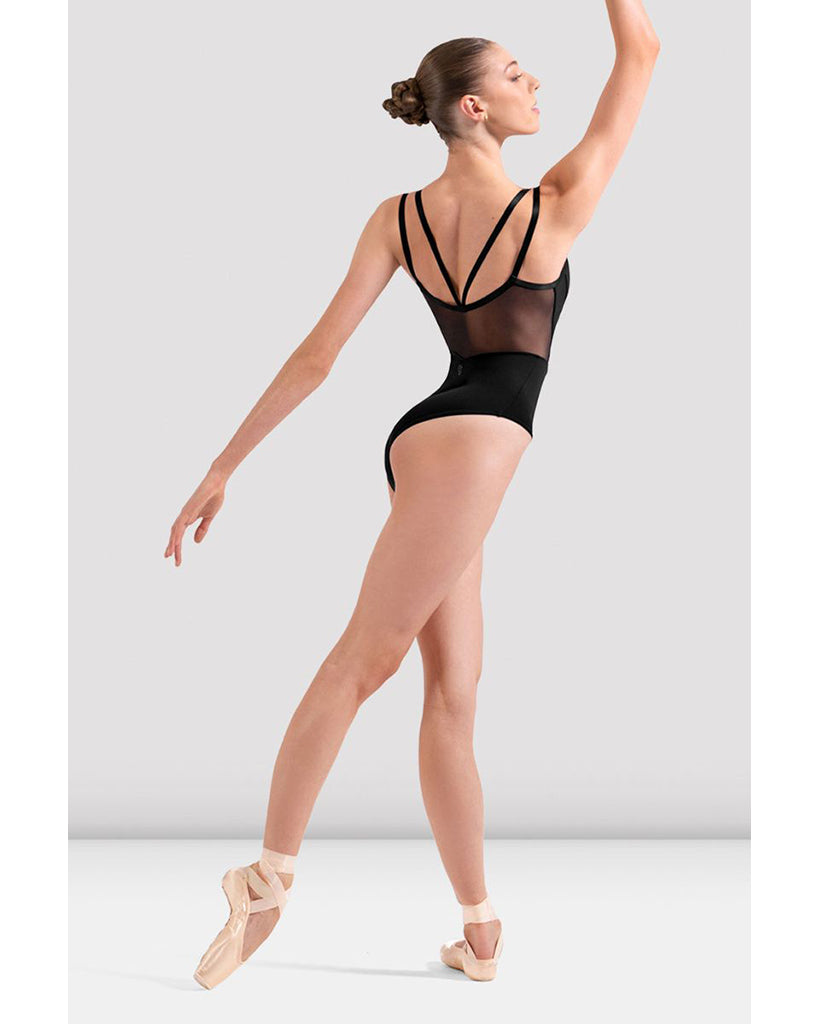 Bloch Scoop Neck Mesh Back Double Strap Camisole Leotard - L70010 Womens