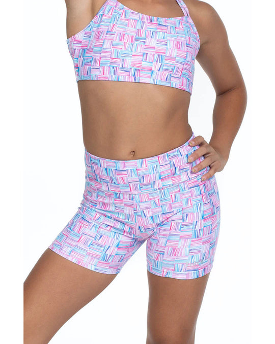 Bloch x Flo Active Nicole High Waist Long Active Short - FM1210 - Girls