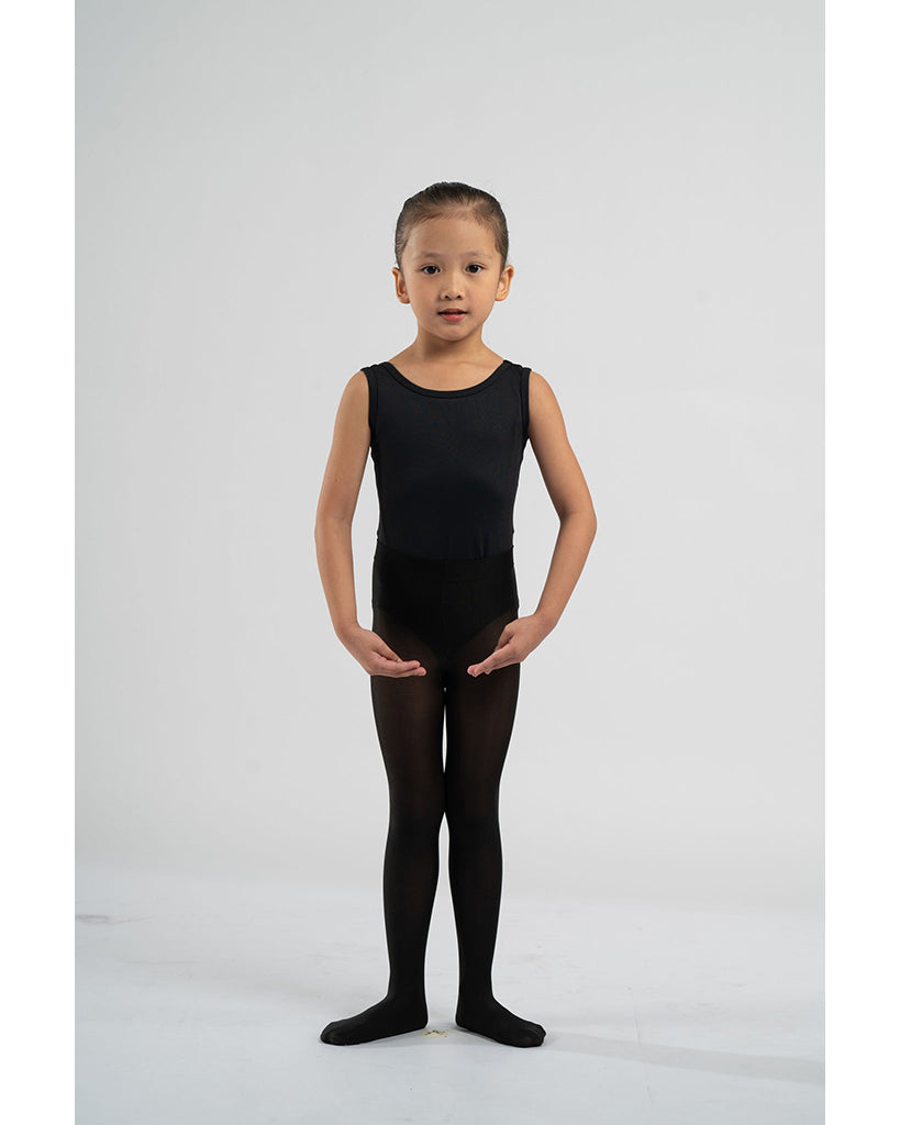 Body Wrappers Princess Aurora BoatNeck Embroidered Mesh Back Tank Leotard - 2494 Girls